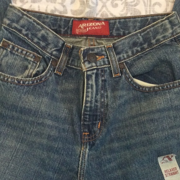 Arizona denim jeans boys size relaxed 12 slim - Picture 2 of 11